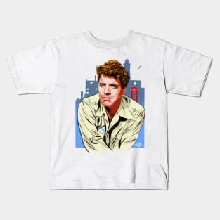 Burt Lancaster - An illustration by Paul Cemmick Kids T-Shirt